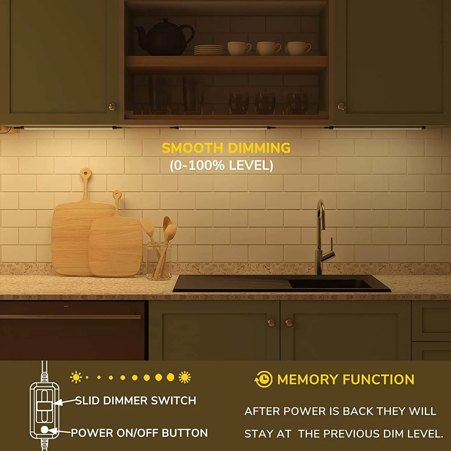 Simple Under Cabinet Lighting