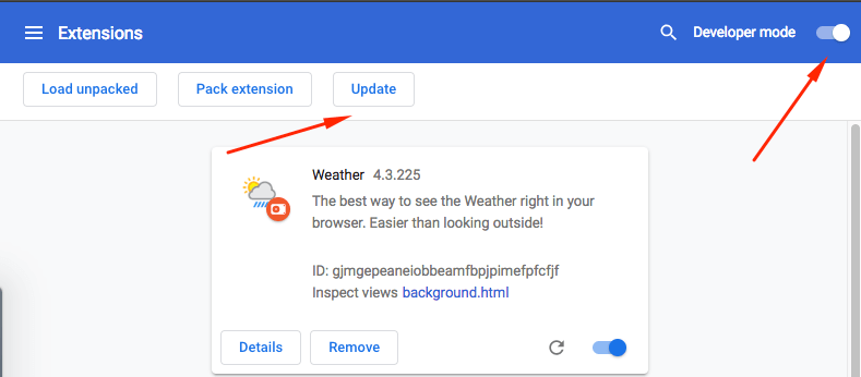 How to Manually Update Google Chrome Extensions