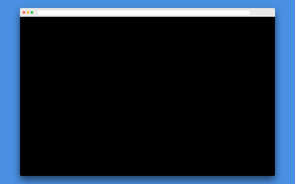 Blank Tab dark new tab page