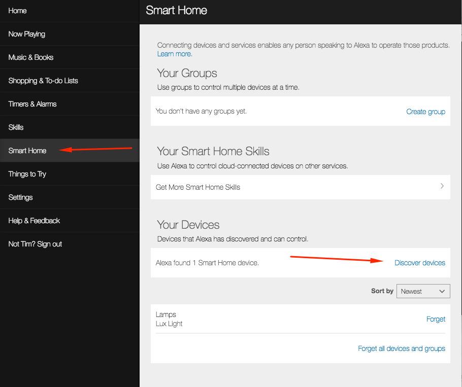 Add device amazon echo