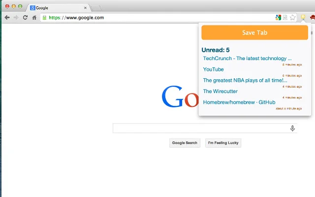 Read Later Browser Extension 2014 (Active)