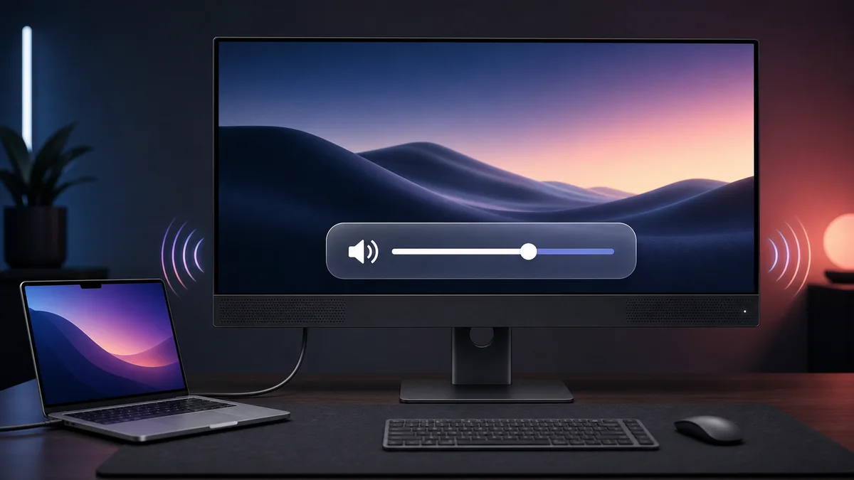 Use the macOS Volume Slider With External Monitor Speakers