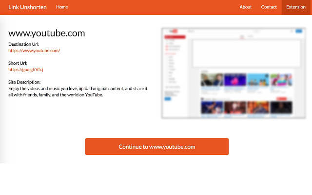 Link Unshorten screenshot