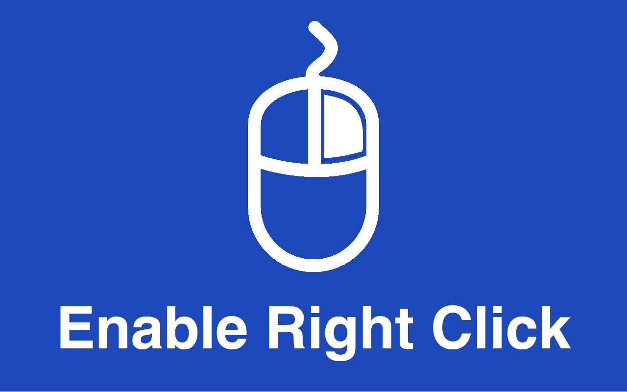 Allow Right Click